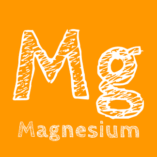 A fit and healthy lifestyle Magnesium symbol