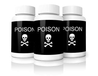 A fit and healthy lifestlye bottles of poison