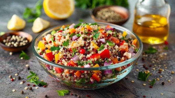 Whole Grains Colorful Quinoa Salad