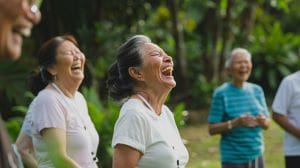 Joyful Seniors Laughing