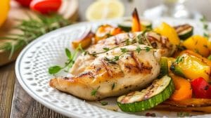 Low Carb Lifestyle Savory Chicken Dinner
