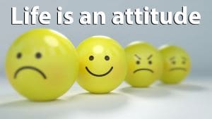 Motivational Quote: Life is and attitude.