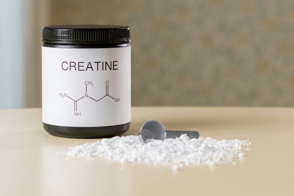 Picture of a canister of Creatine powder