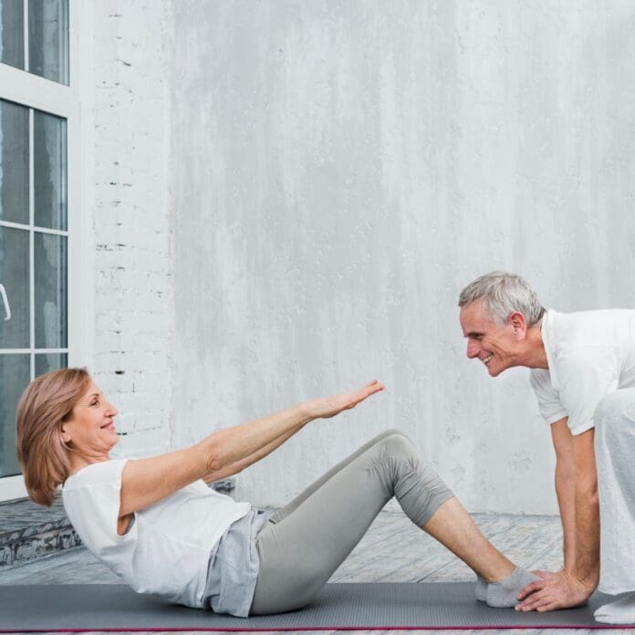 Picture of a woman doing sit ups, Strengthen Your Core: