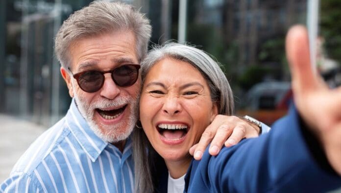 Picture of a happy older couple. Vitamins and Minerals You Need After Age 65, Supplements