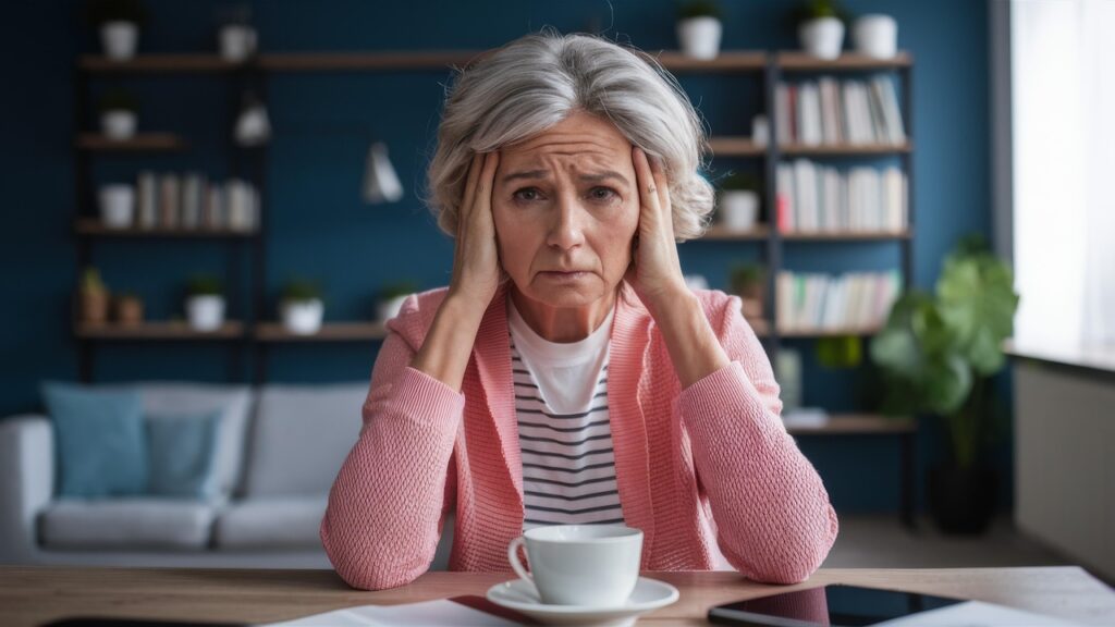 Picture of a woman Fatigue and Low Energy. Vitamin D Supplements