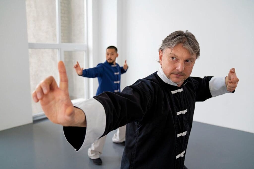 Picture of a couple doing Tai Chi, Benefits of Tai Chi, Flexibility
