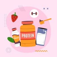 Picture of a protein supplement.