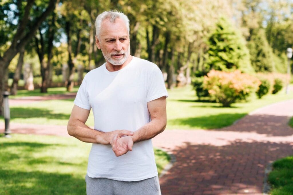 Picture of a healthy older man.
